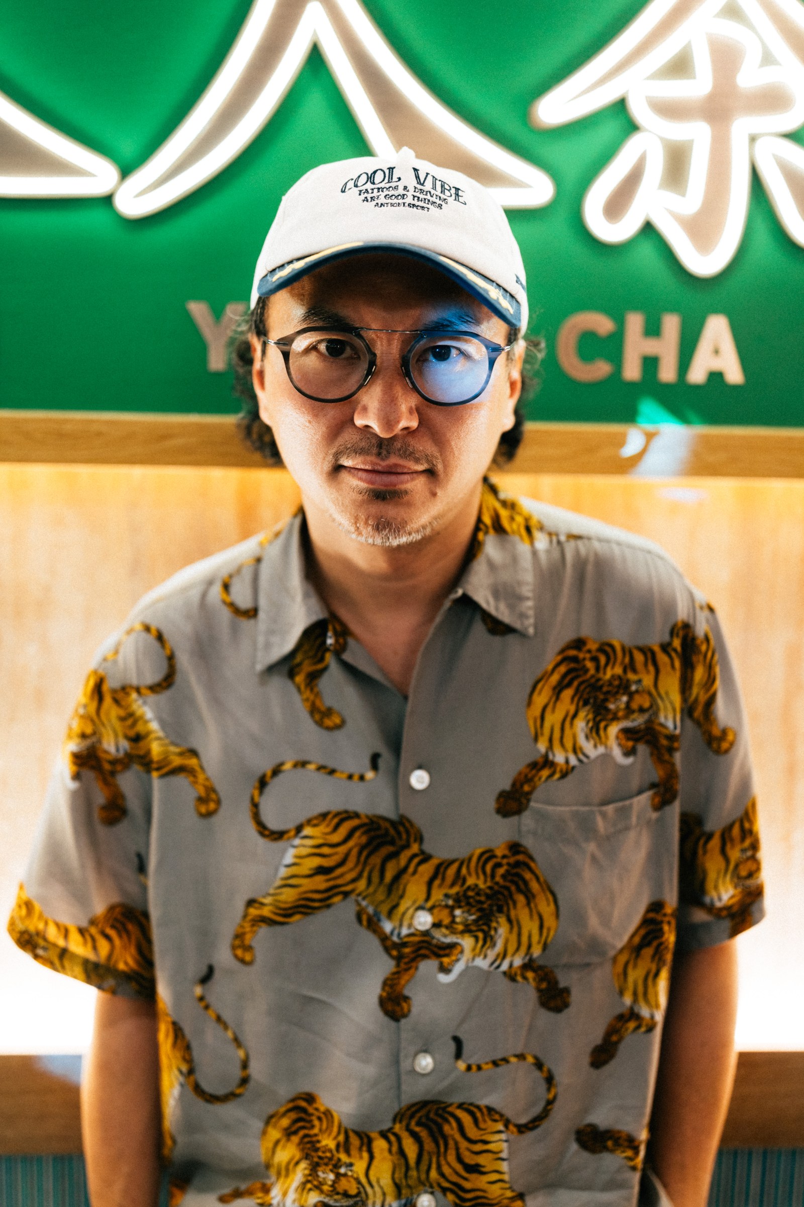 Artist branding portrait of Hong Kong DJ Frankie by Eddie Huynh