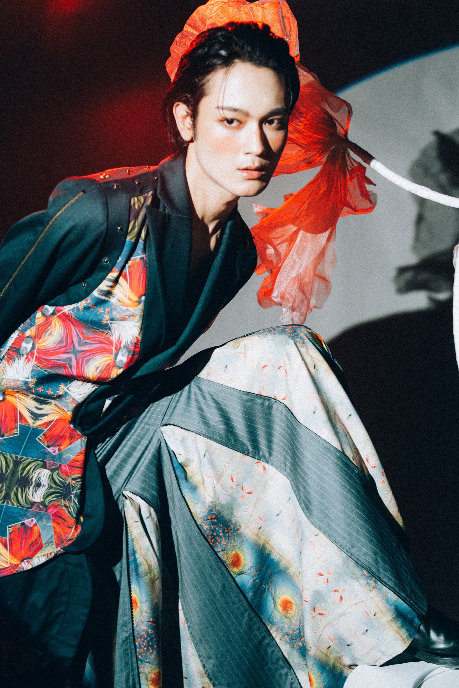 Colour-block fashion story with model Onie by Eddie Huynh